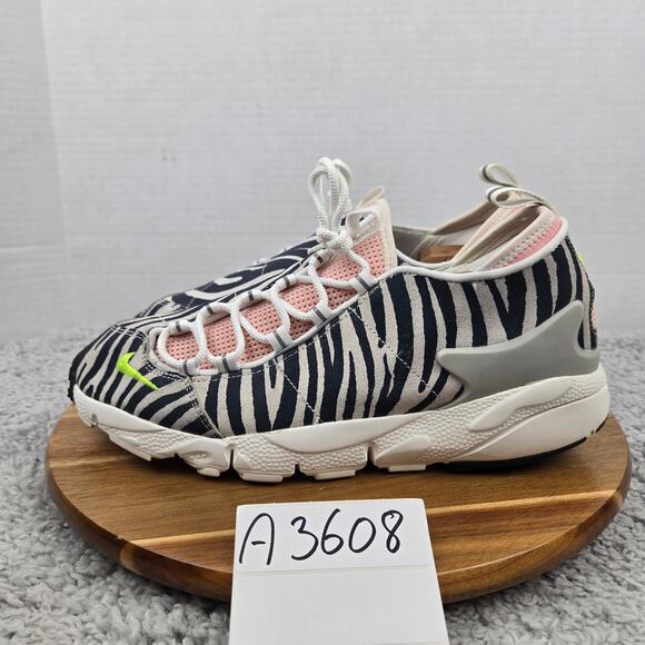 Nike Womens 11.5 Olivia Kim Air Footscape No Cover Zebra Print Casual Sneaker - Picture 1 of 12